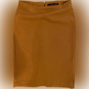 Zara Skirt, Brown/yellow mustard color, size medium